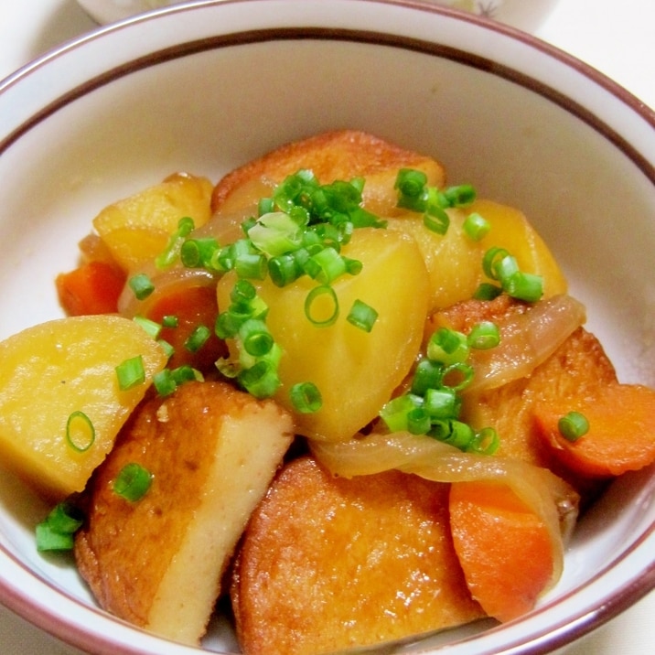 肉なしだけど肉じゃが風 さつま揚げで レシピ 作り方 By yamat 楽天レシピ 肉なしだけど肉じゃが風 さつま揚げで レシピ 作り方 By yamat 楽天レシピ
